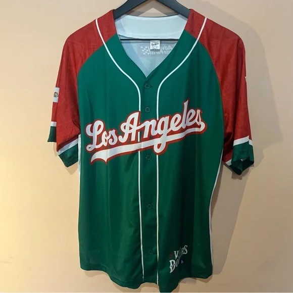 NWOT 🇲🇽Los Angeles Dodgers Viva Los Dodgers Jersey Medium - Picture 2 of 9